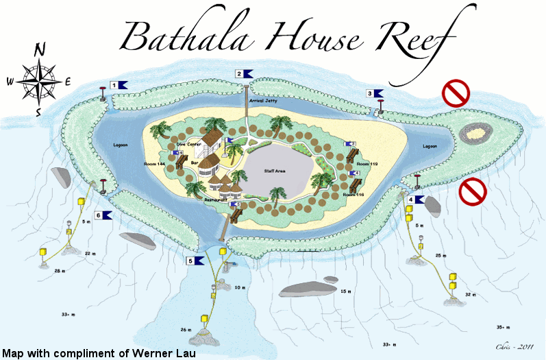 Map der Insel Bathala